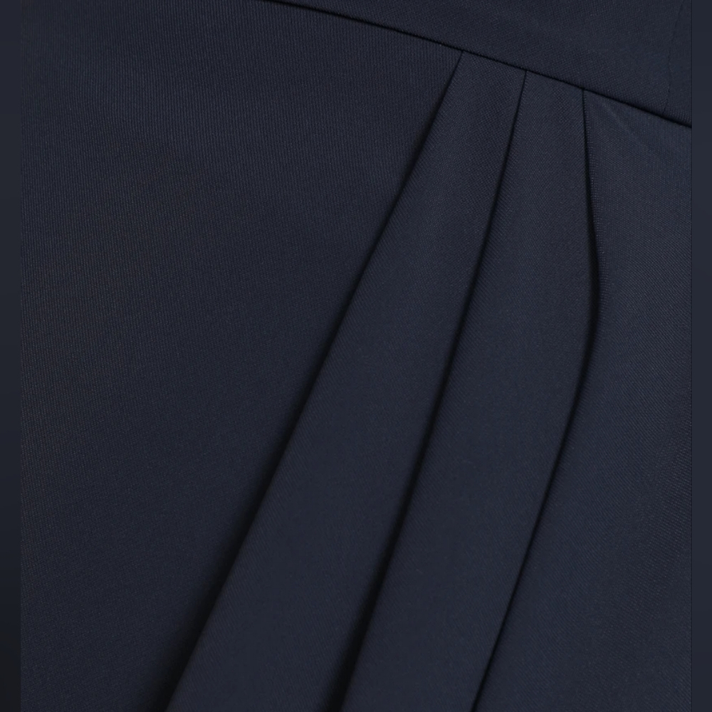 New, Reinette Navy Blue Midi Dress - Picture 5 of 5